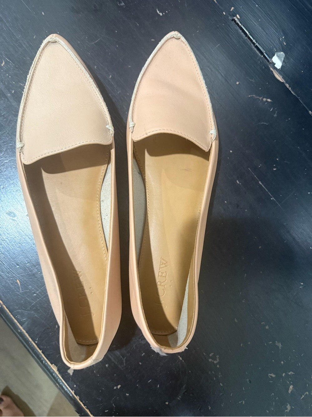J. Crew Women's Blush Pink Loafers - size 8.5
